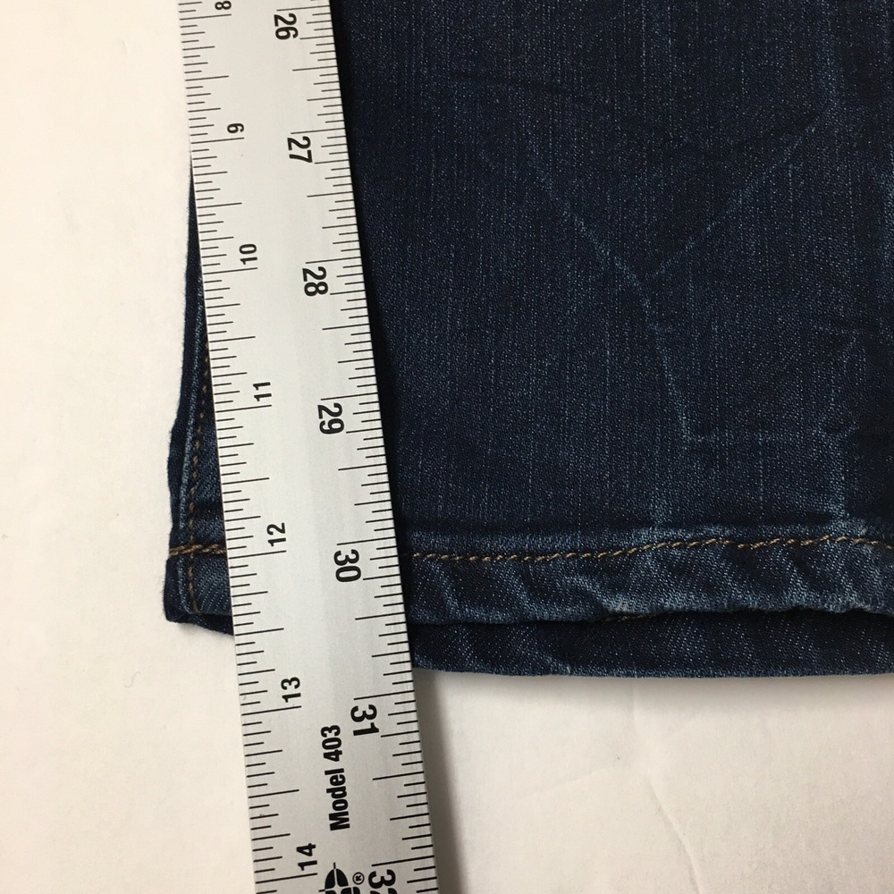 NEW Mavi Jeans 27 Blue Serena Low Rise Super Skinny Faded Denim - Picture 13 of 14